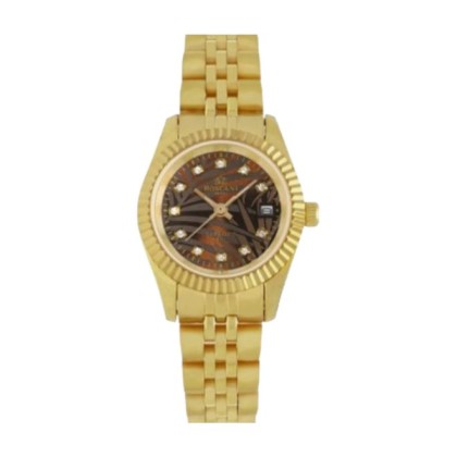 Roscani ROSW498594 Gold Stainless Steel 25MM 3ATM Analog Women Watch